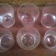 Series of six artisanal glasses "Verrerie de Biot"