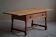 Danish folding table from the mid-century with a drawer in oak, Henning Kjærnulf, 1960s.