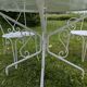 1960s wrought iron garden furniture