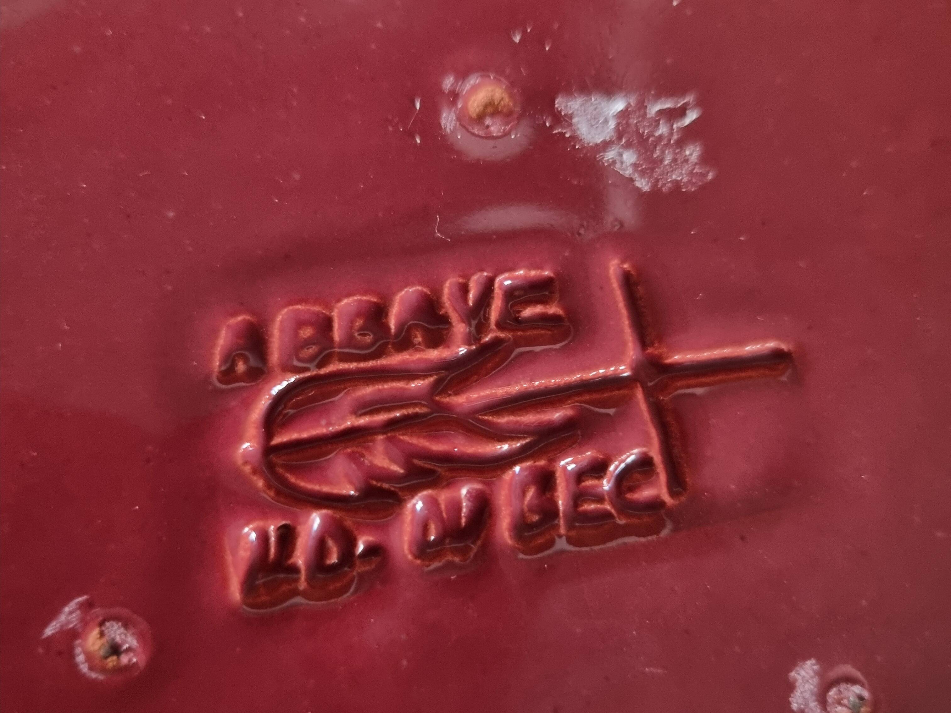 Large ceramic fruit bowl from Notre-Dame du Bec Abbey