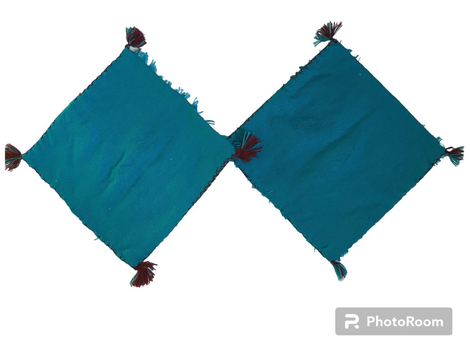 2 vintage Berber cushion covers