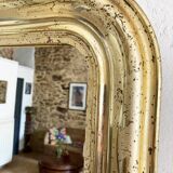 Louis-Philippe style gilded mirror