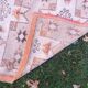 Vintage Turkish Oushak rug 128x258 cm