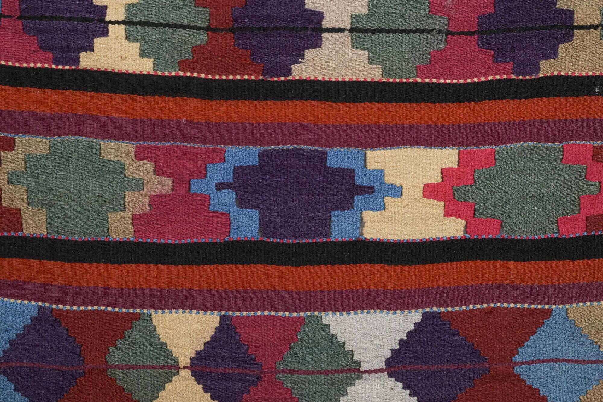 Vintage Turkish hallway rug 85x430 cm