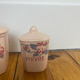 Spice jars Digoin Sarreguemines May model