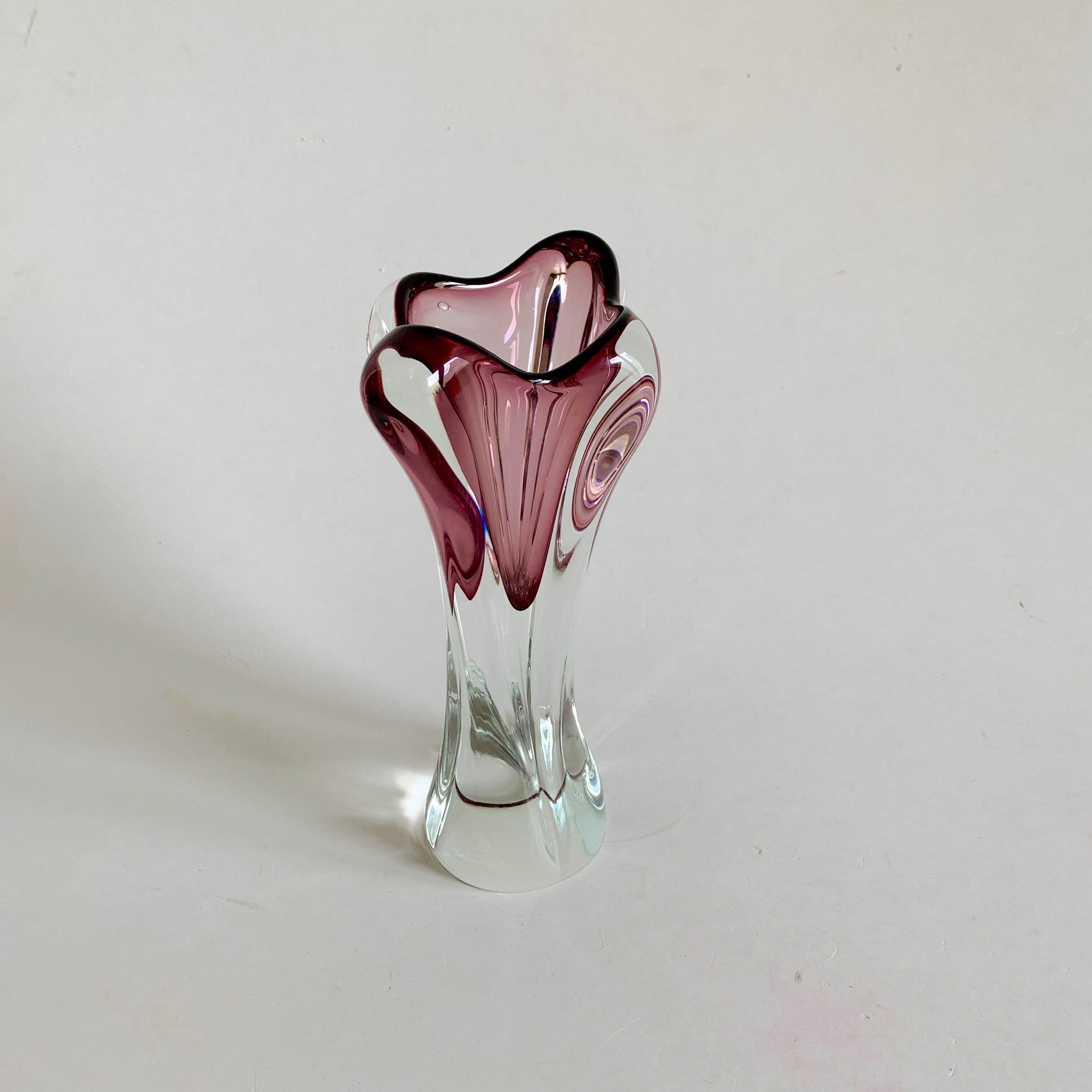Vase by J. Hospodka for Chribska Sklarna, Czechoslovakia, 1960s