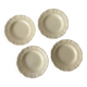 Antique Sarreguemines crockery – cream soup plates – set of 4