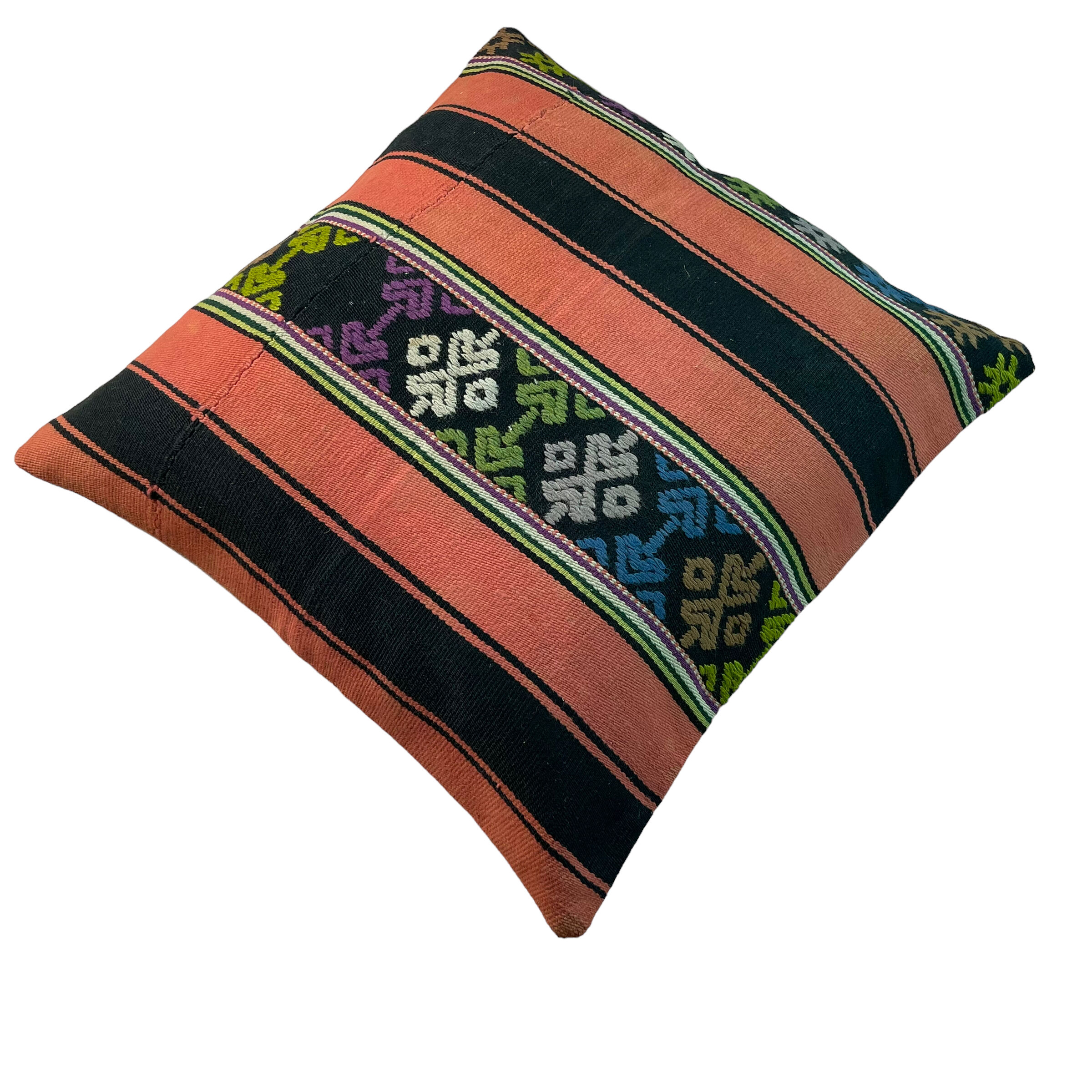Vintage turkish kilim cushion cover