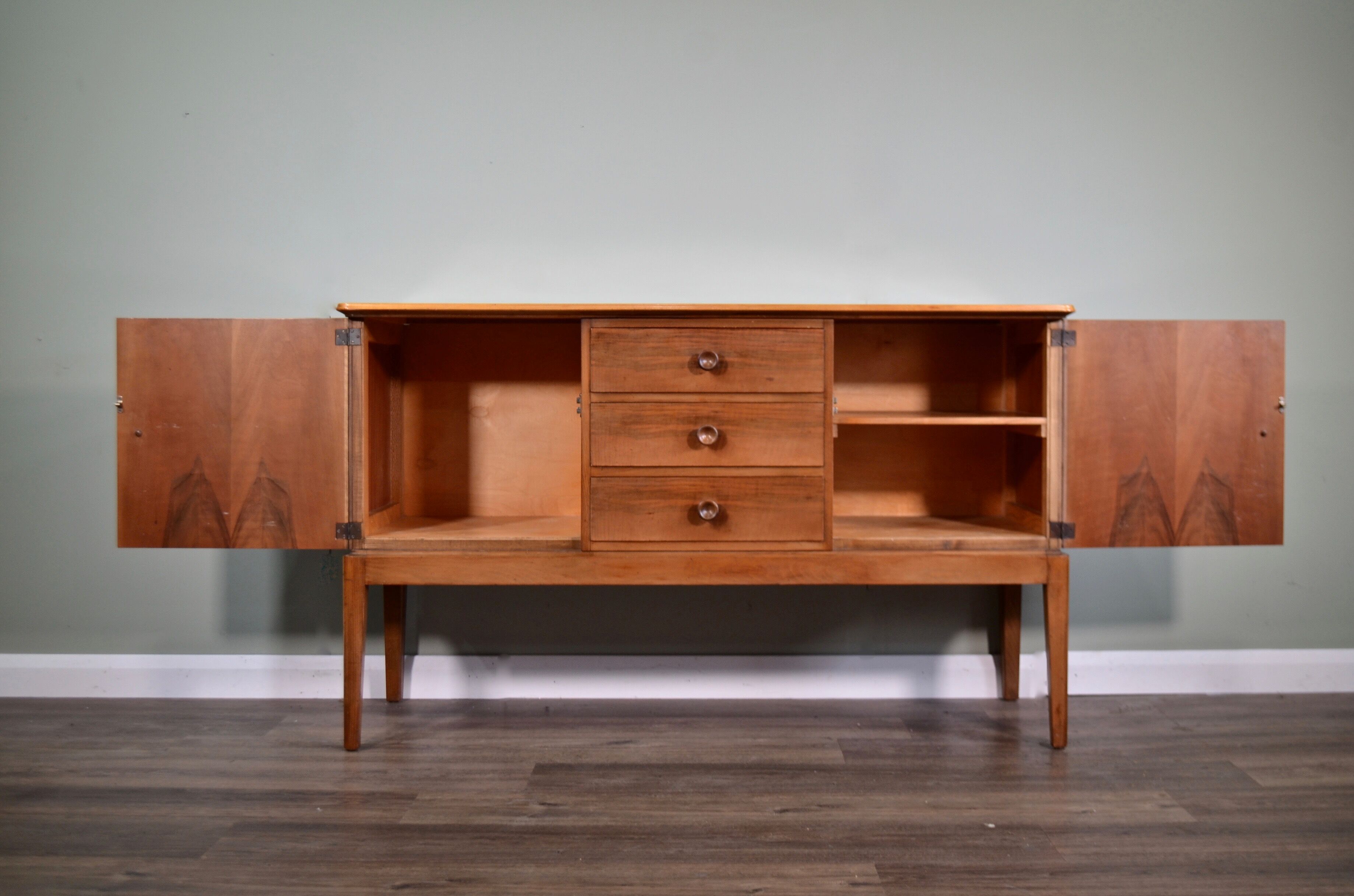 Midcentury Gordon Russell for Heal's Walnut Sideboard. Vintage / Modern / Retro / Danish / Scandinavian style.