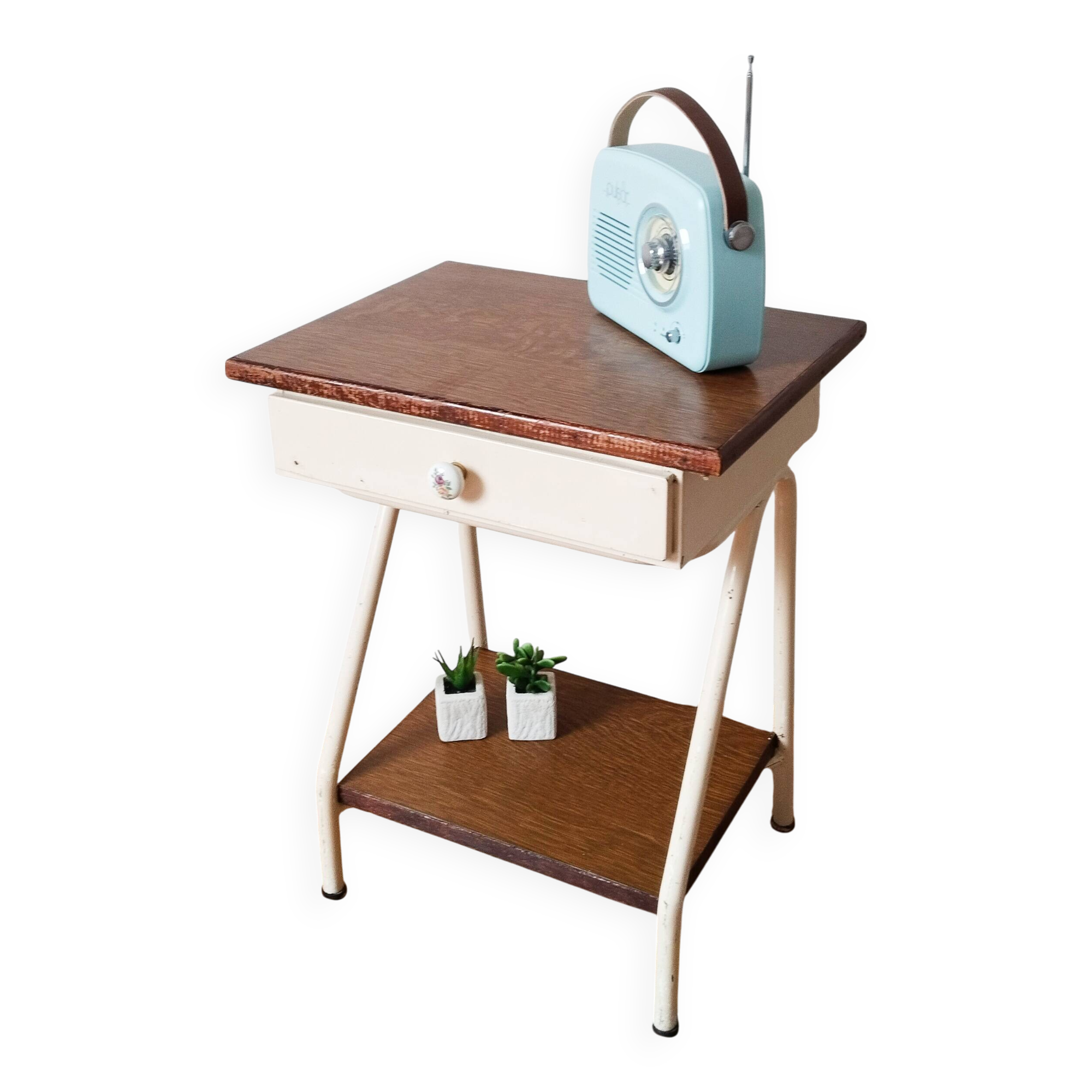 Bedside table, boarding school bedside table, night table