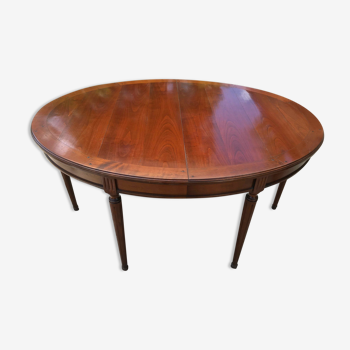 Modular cherry table 6/12 guests in directoire style