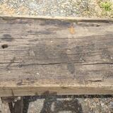 Old small 160 cm carpenter's workbench in solid oak