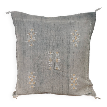 Berber cushion Sabra grey