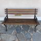 Antique garden bench
