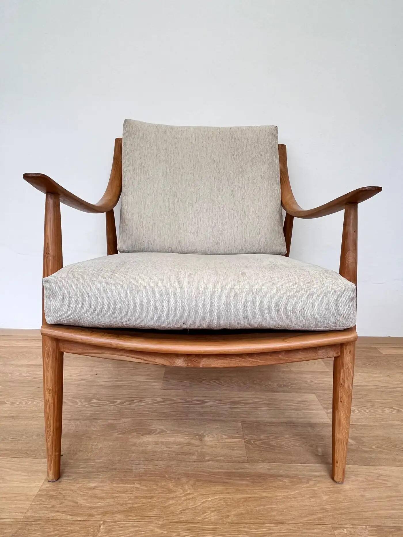 Pair of mid-century design Scandinavian armchairs - 1960s