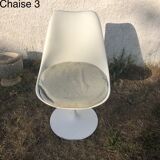 Ste of 5 "Tulip chairs" by Eero Saarinen for Knoll in the late 1950s