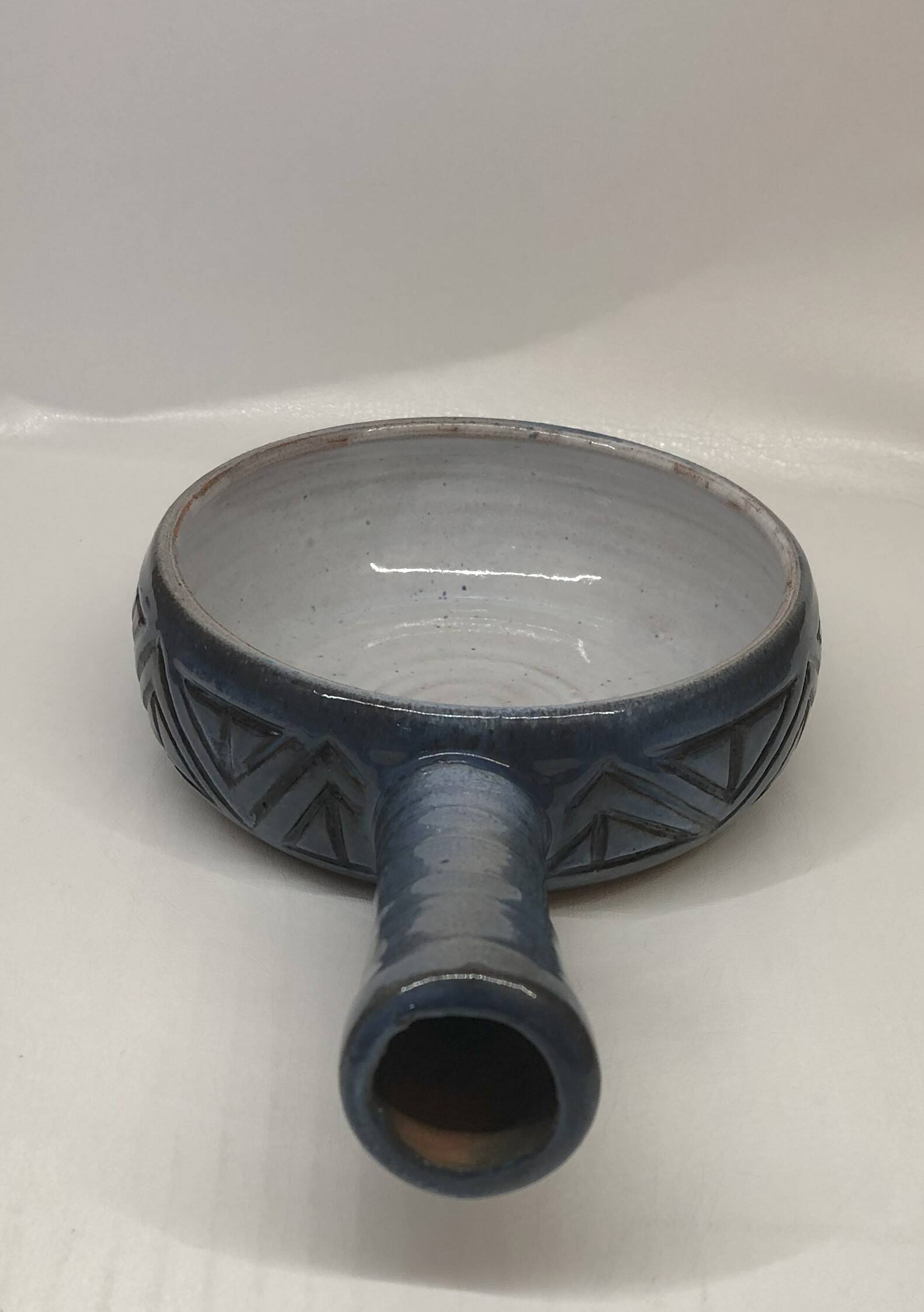 Scandinavian ceramic fondue pot