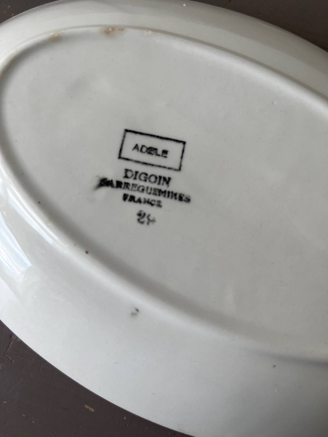 Ravier Digoin and Sarreguemines model Adèle