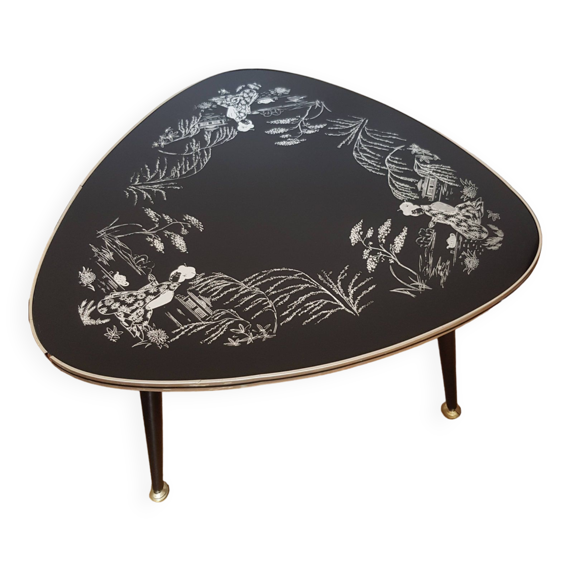 Table basse tripode Art Déco