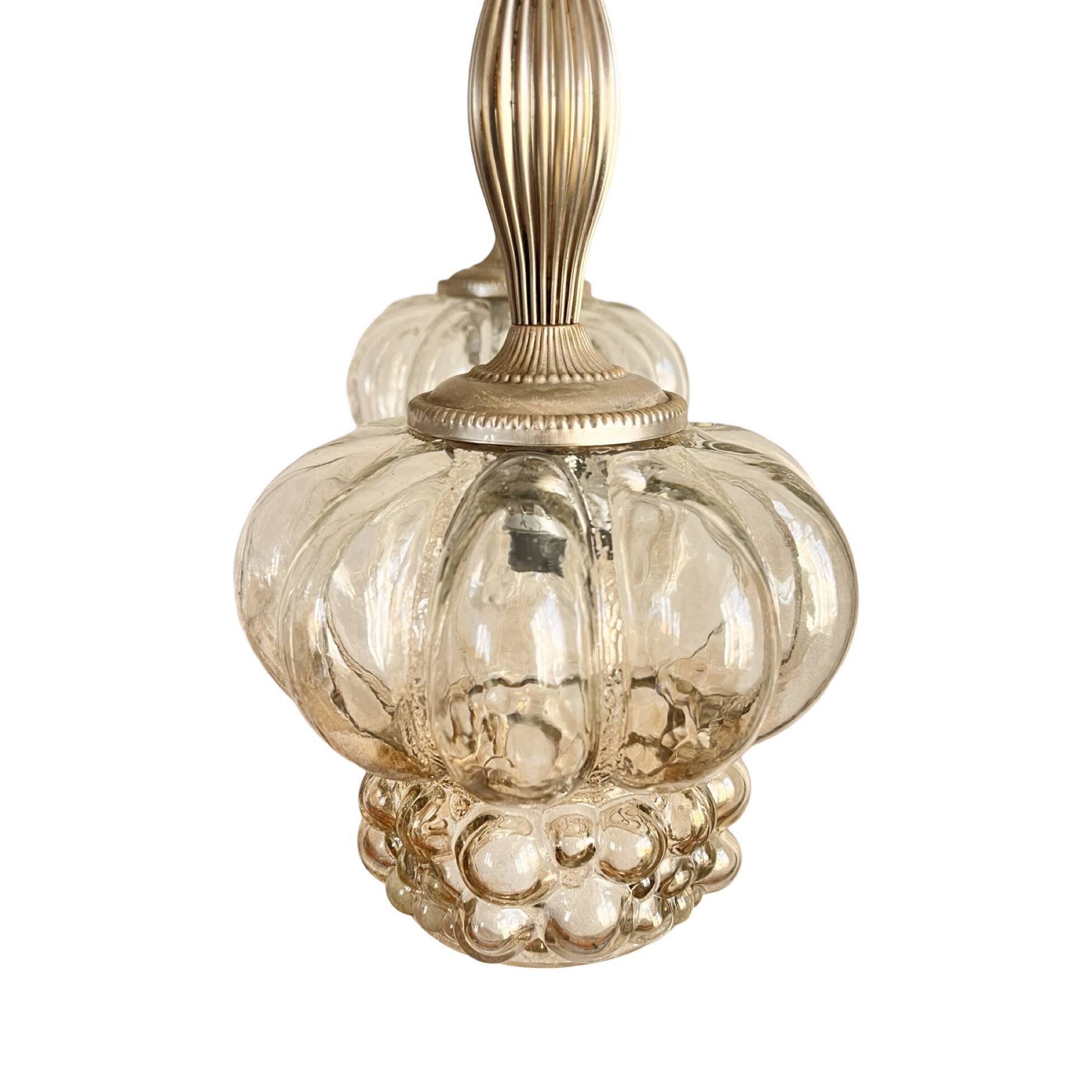 Mid-century modern cascade chandelier veb narva leuchten, germany, 1970s.