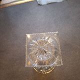 Crystal footed vase