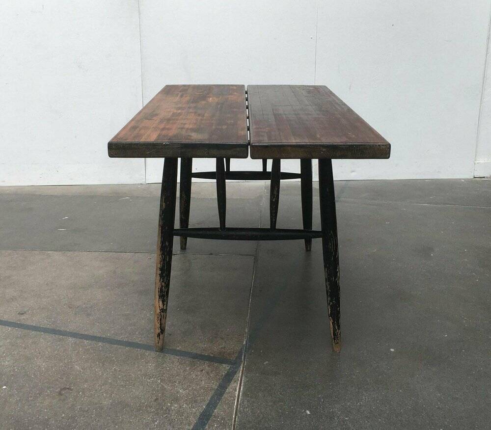Pirkka Early dining table from the mid-century by Ilmari Tapiovaara for Laukaan Puu, 1960s.