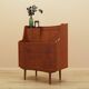 Bureau secrétaire en teck, design danois, années 1970, fabricant : AG Spejl Kobberbes