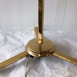 Maison Arlus floor lamp in metal brass and opaline