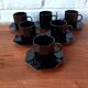 6 cups 15 cl opaline French Vintage Arcoroc Model Octime 1980