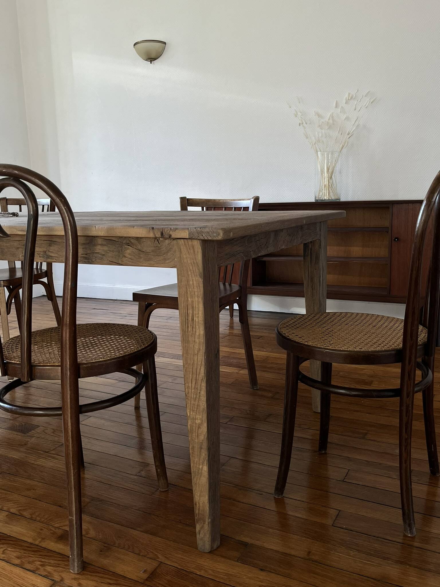 Farm table in solid oak Provence - 250 cm in length