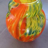 Art deco vase in multi-layered glass.