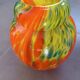 Vase art déco en verre multicouches.