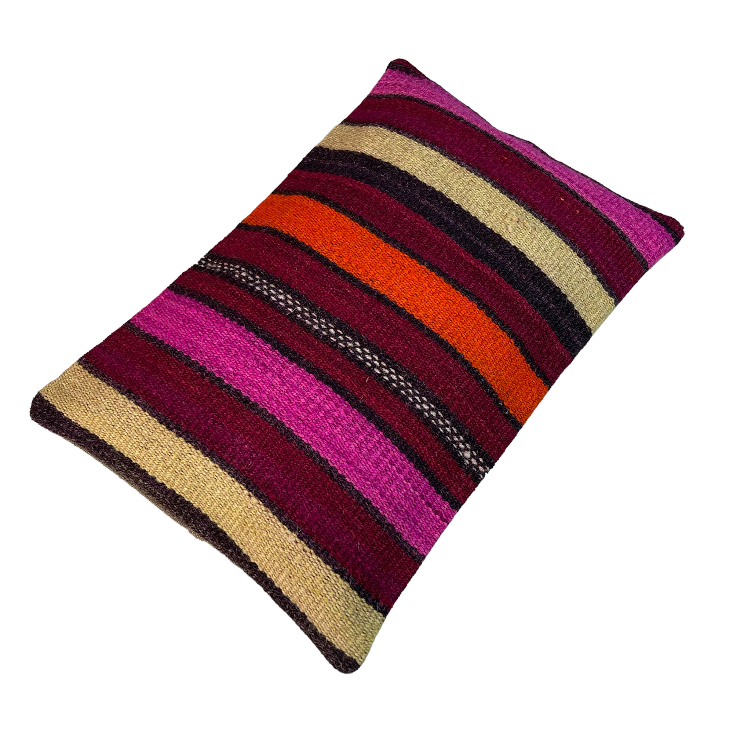 Housse de coussin vintage turque faite à la main, 30 x 50 cm