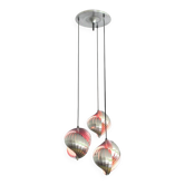 Vintage Space Age pendant light from Lyfa, 1970s