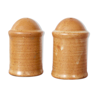 Sandstone salt and table pepper