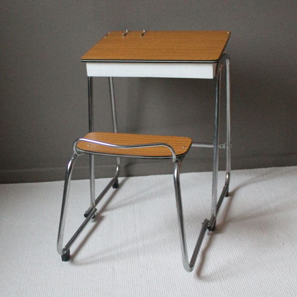 Bureau pupitre écolier vintage