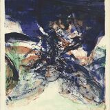 Zao Wou-Ki ( 1920 - 2013 ) Tribute to San Lazzaro, 1975