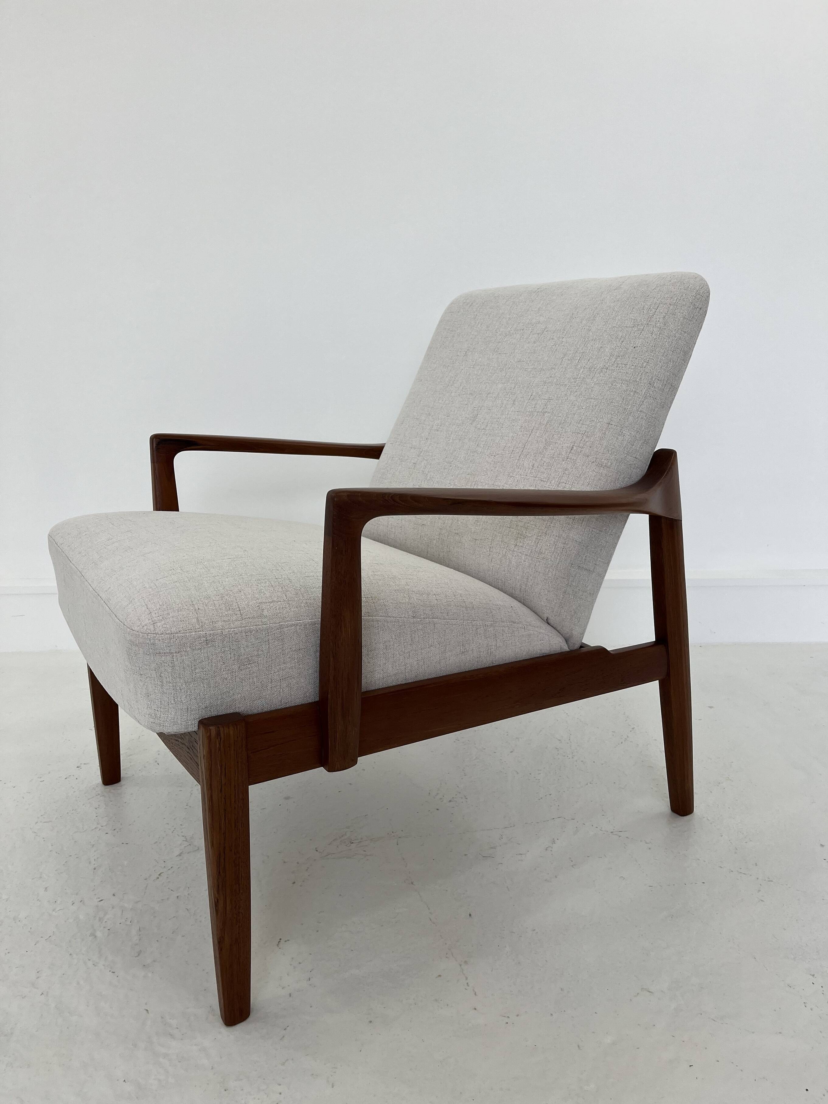 Fauteuil Fd125 par Tove & Edvard Kindt-Larsen pour France & Son, 1960