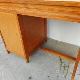 1960s desk in light wood