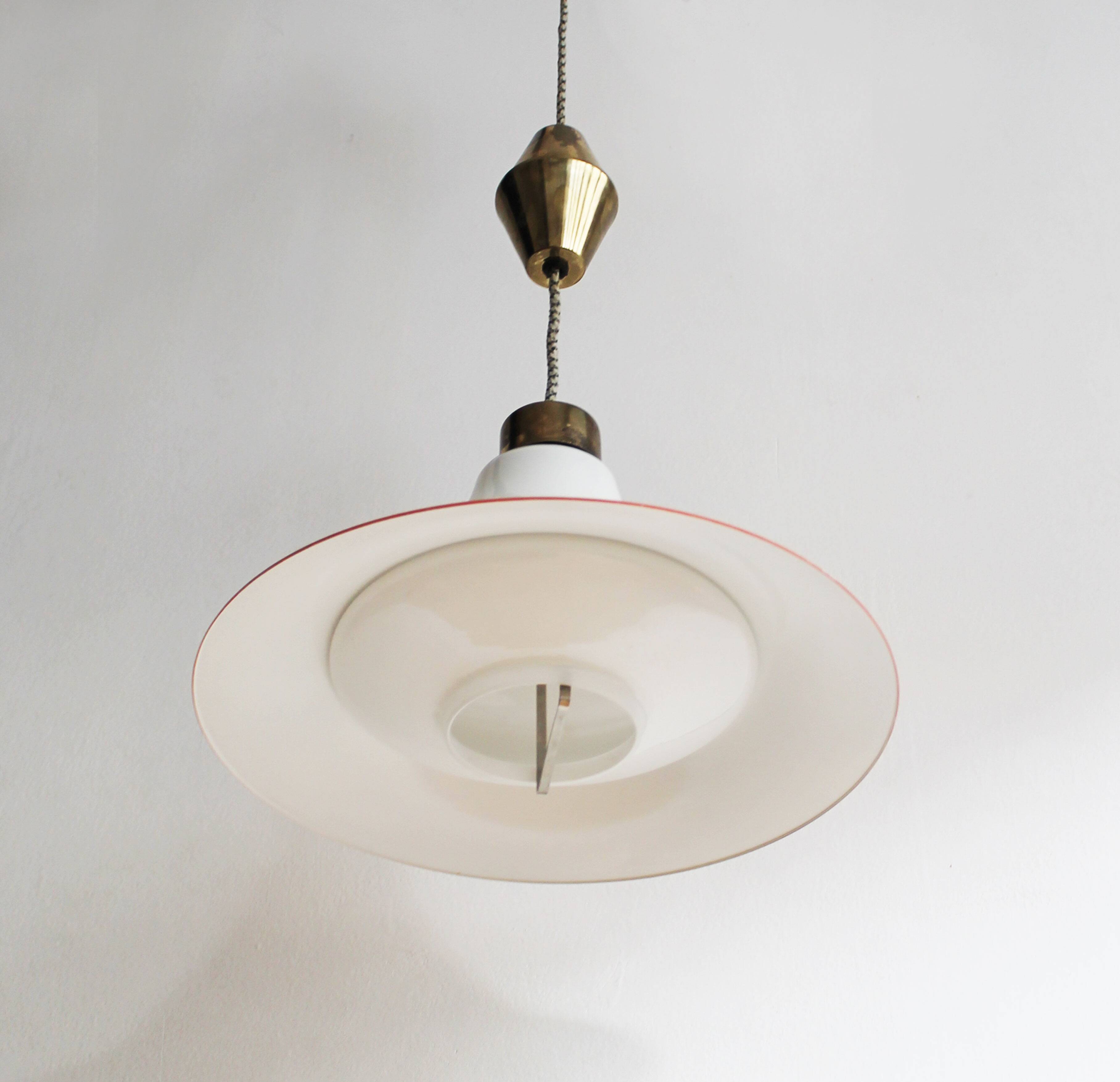 Vintage 1960s Adjustable Ceiling Lamp