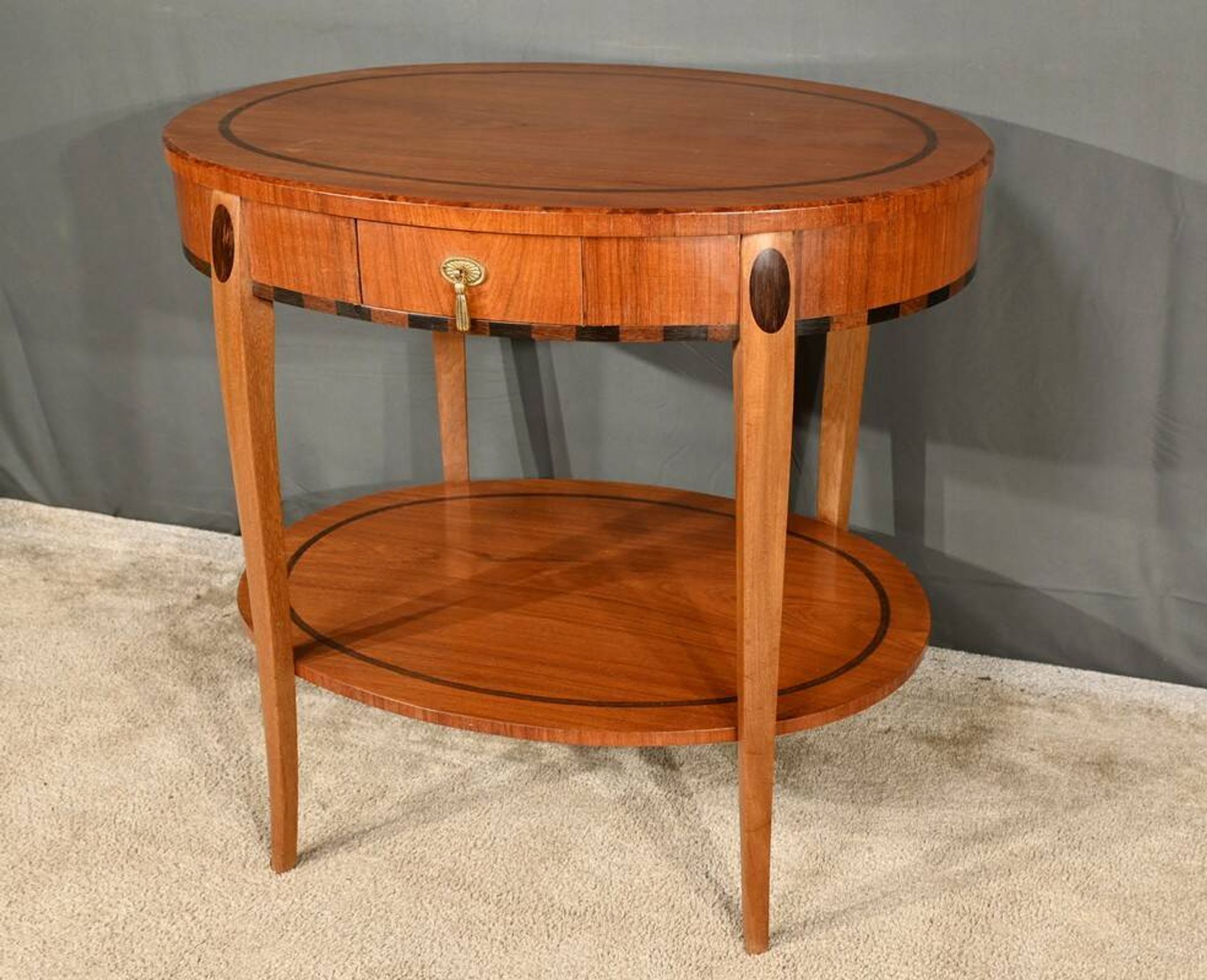 Mahogany and Rosewood Gueridon Table, Art Deco – 1930