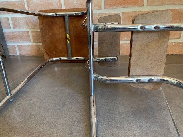 Stepladdler in vintage formica 70s