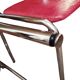 2 chaises en cuir, années 60-70
