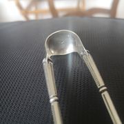 Pince à sucre en argent massif 19ème