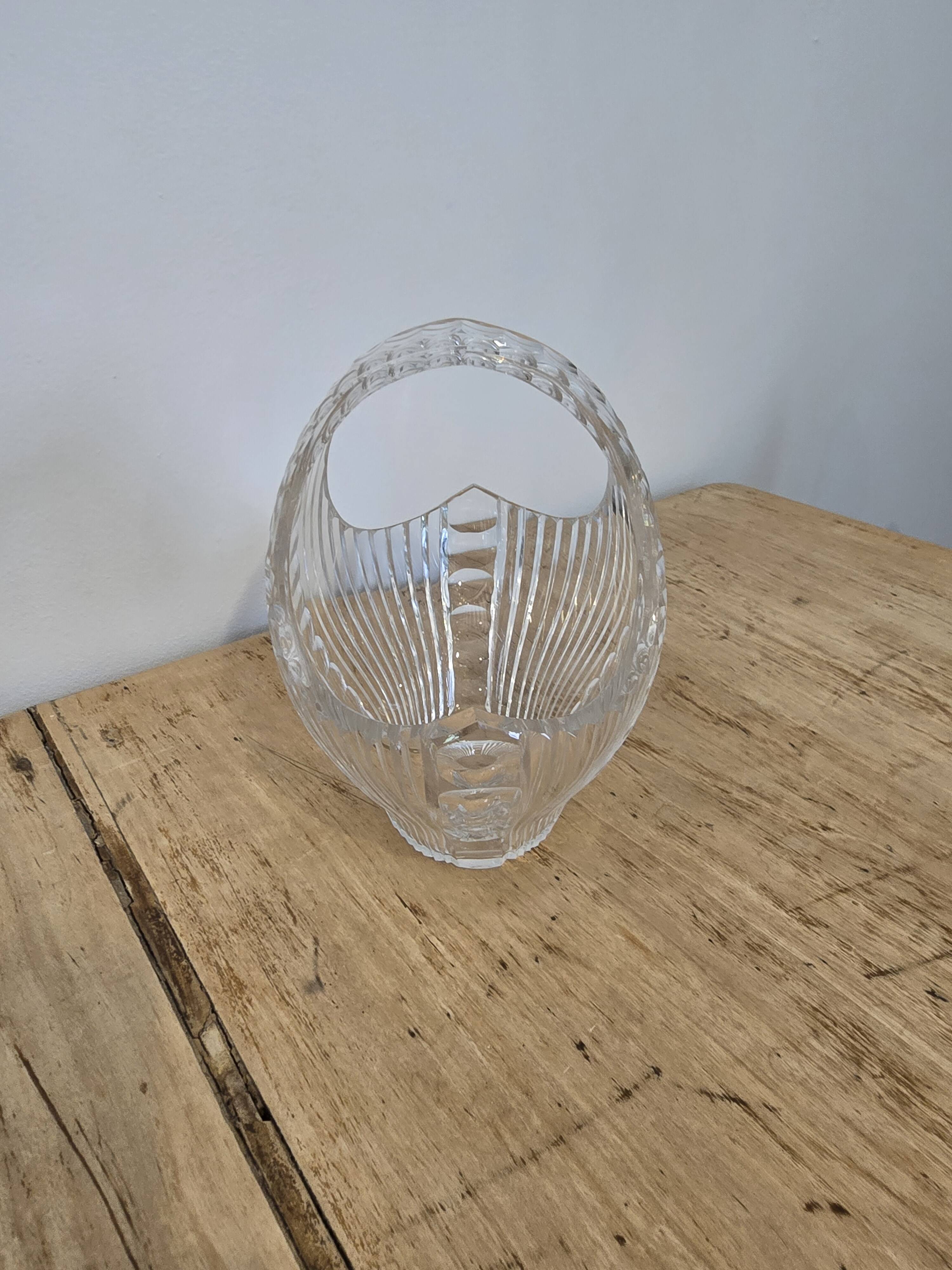 Crystal fruit basket 1960