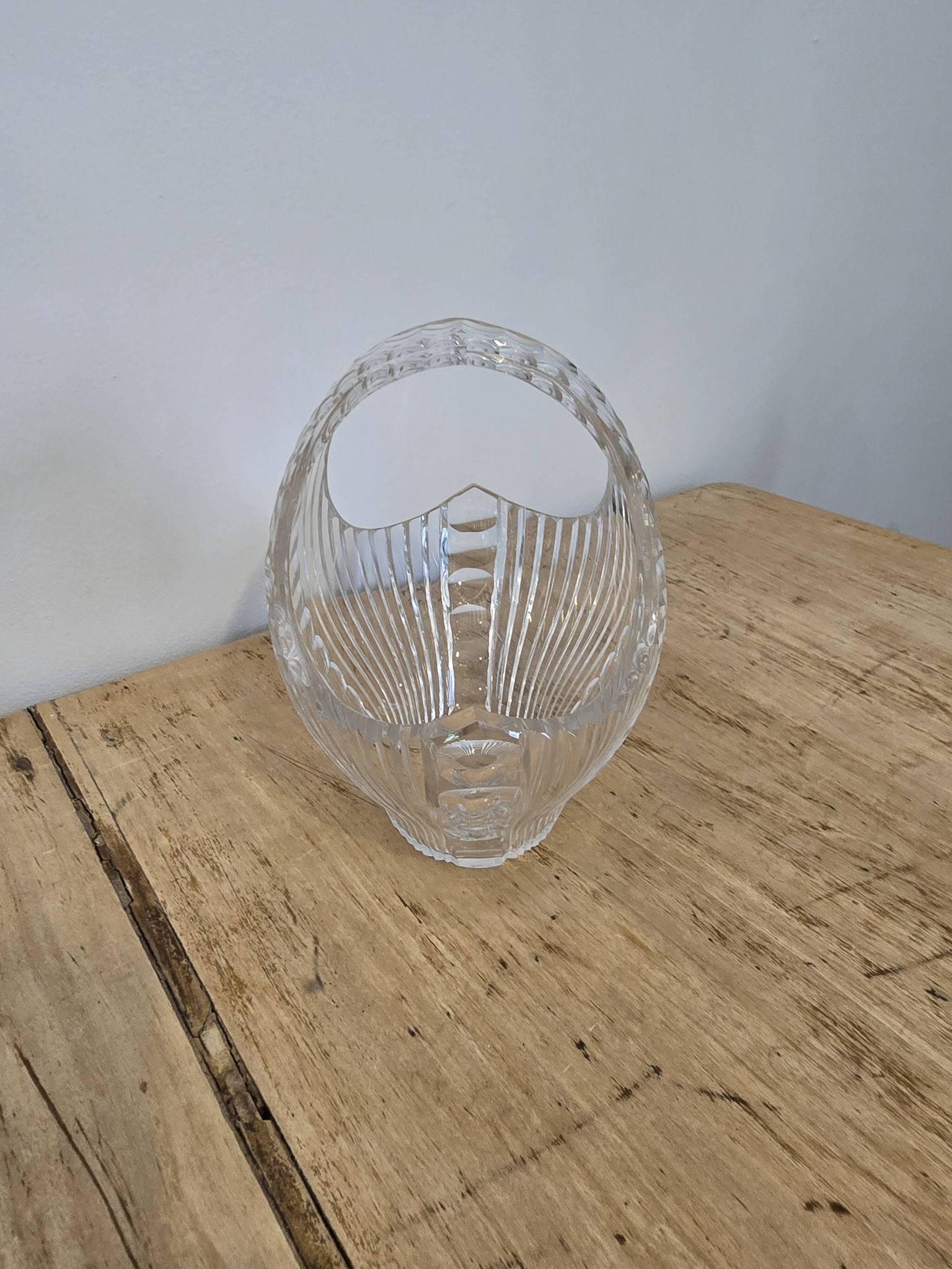 Panier à fruits en cristal 1960