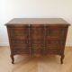 Louis XV arbalète style commode with 3 wooden drawers