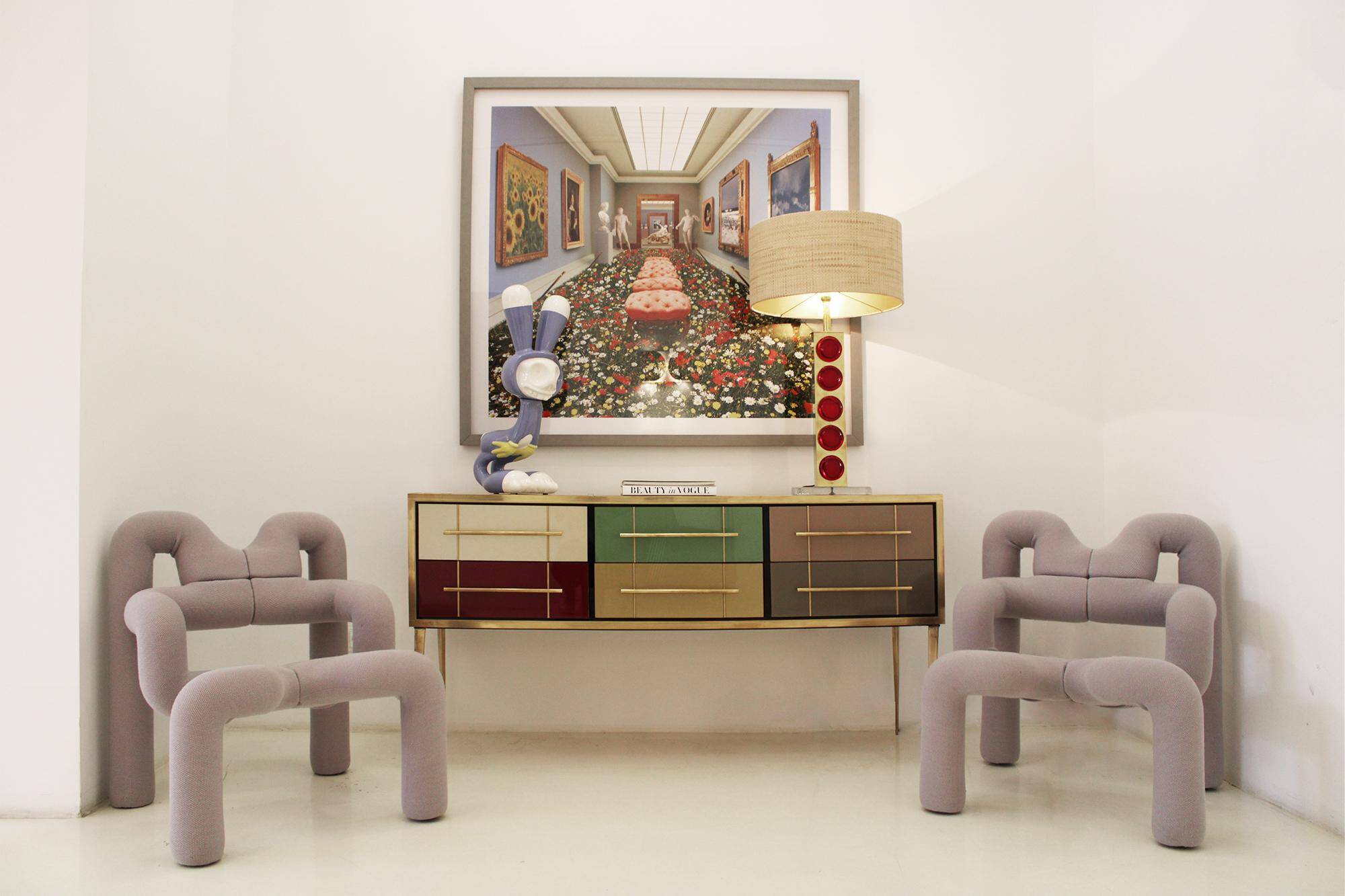 Pair of Gray Ekstren Armchairs - Comfort and Style