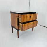 Biedermeier Chest of Drawers in Ebonized & Gilded Cherry Wood, Franconia, 1820s