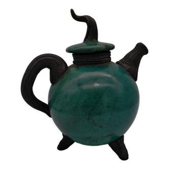 Théière "Citrouille " raku